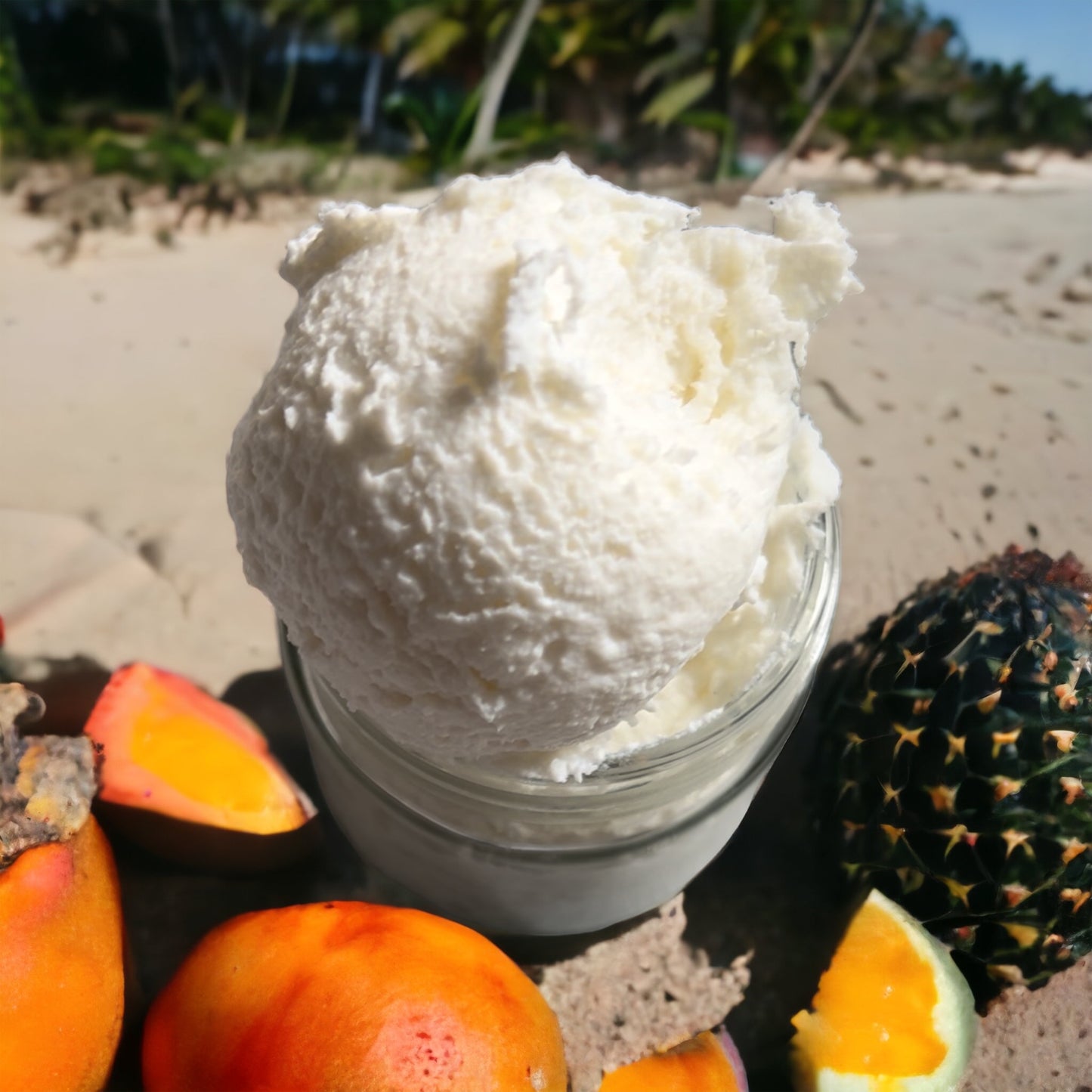 Pineapple, Mango, and Papaya Soap Butter
