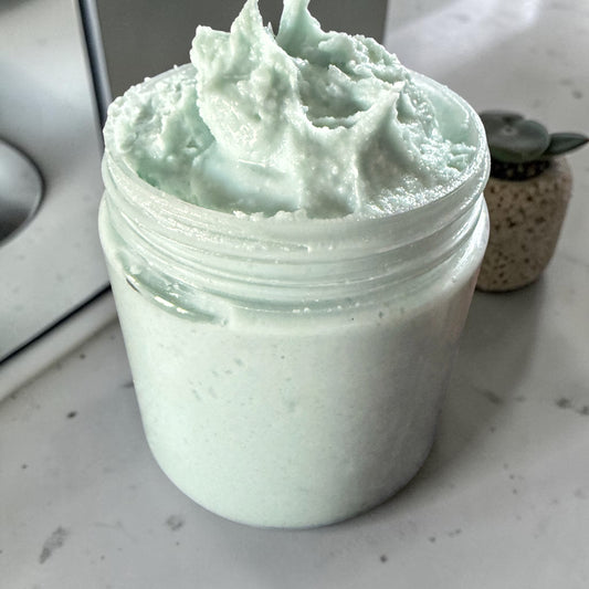 Whipped Cleansing Shave Cream | Sensitive Skin Face Wash & Shaving Cream | Murumuru Butter & Argan Oil