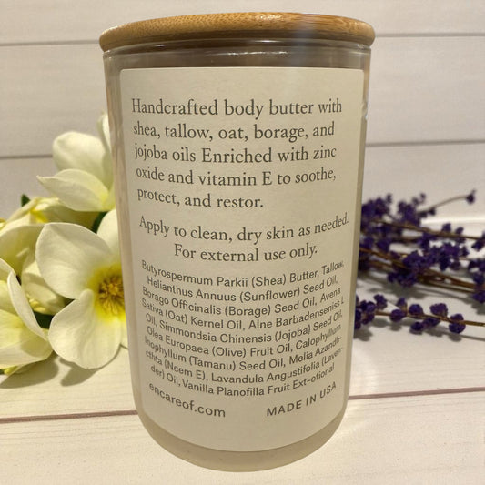 4oz Lavender Vanilla Whipped Body Butter
