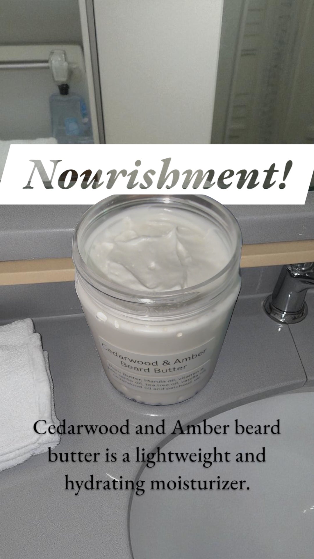 Cedarwood & Amber Whipped Beard Butter